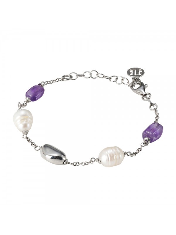 Bracciale Donna Gioielli Boccadamo Perlamia BR551