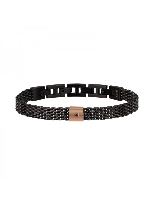 Bracciale Uomo Gioielli Breil Black Diamond TJ2956