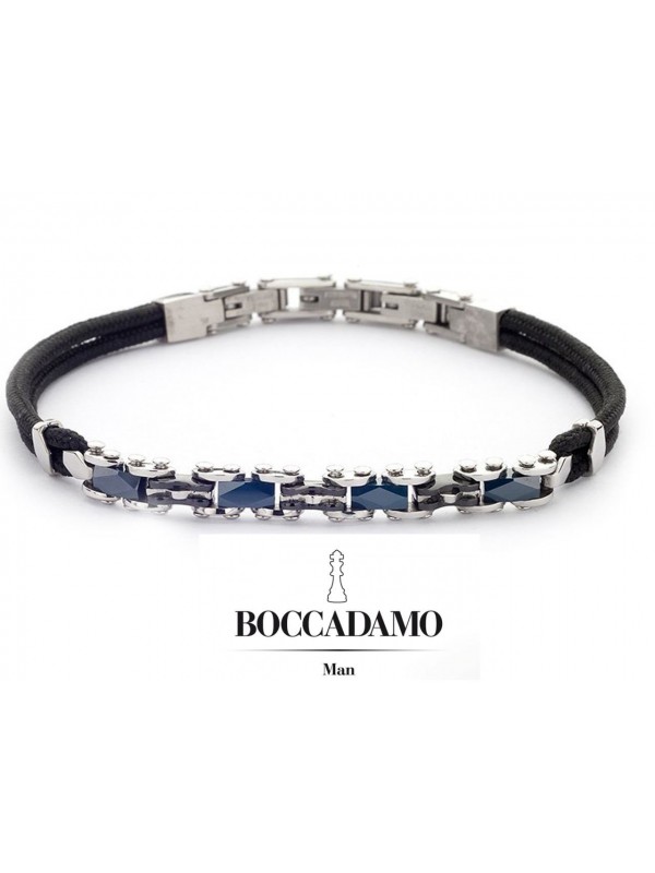  Bracciale Acciaio, Nylon Uomo Boccadamo ABR078B