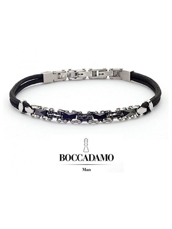  Bracciale Acciaio, Nylon Uomo Boccadamo ABR078N