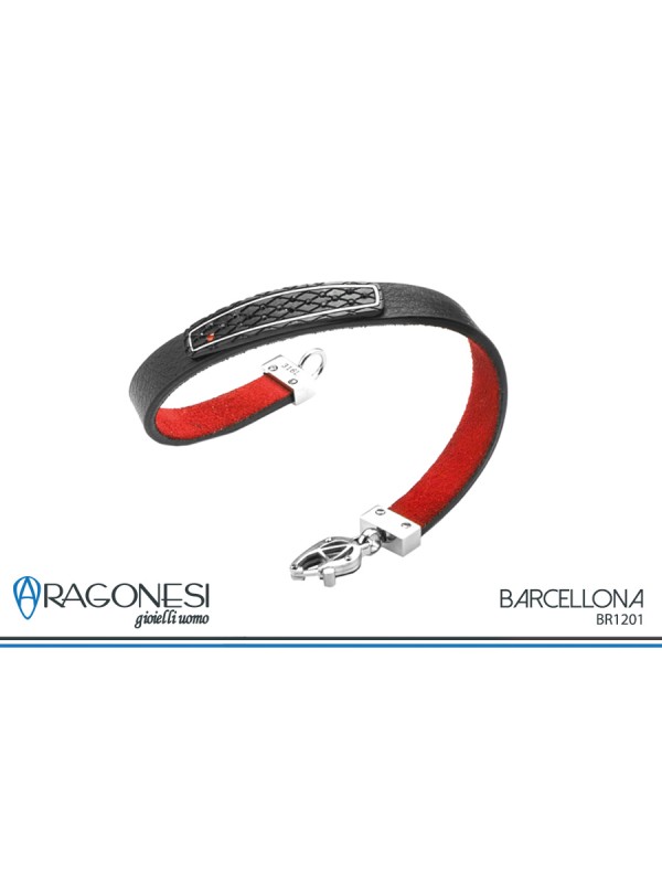  Bracciale Acciaio Uomo Aragonesi BR1201