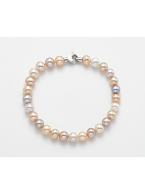  Bracciale Oro Bianco, Perle Donna MiKiKo M.GBRTRM360B