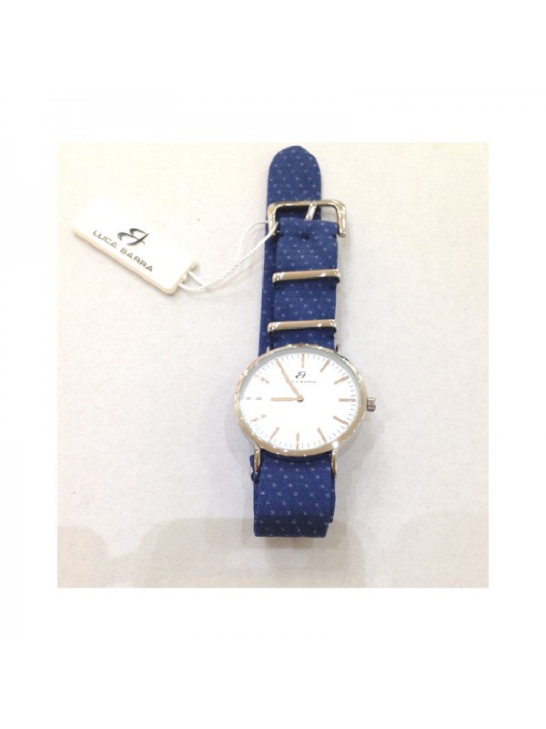  Orologio Acciaio, Nylon Uomo Luca Barra BU16