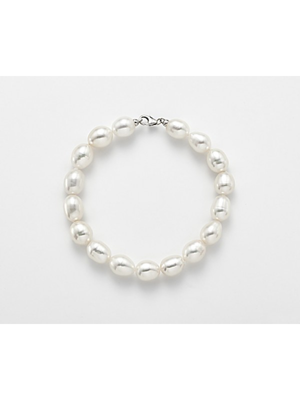  Bracciale Oro Bianco, Perle Donna MiKiKo MB086204FRBI090