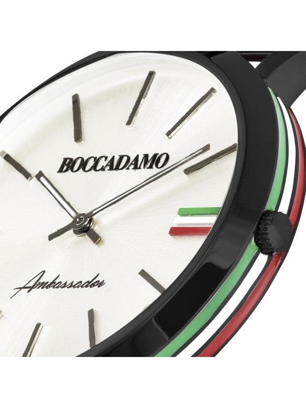  Orologio Acciaio, Pelle Uomo Boccadamo AM012