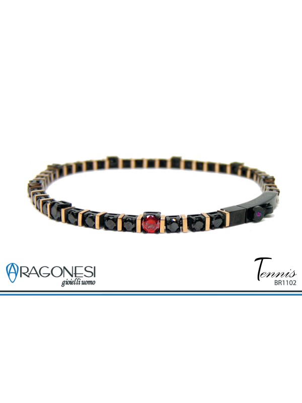  Bracciale Acciaio Uomo Aragonesi BR1102