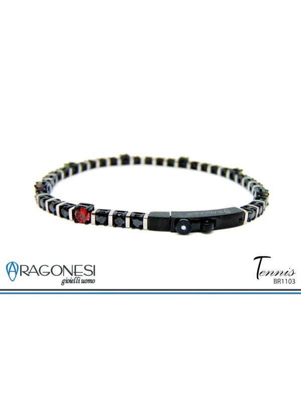  Bracciale Acciaio Uomo Aragonesi BR1103